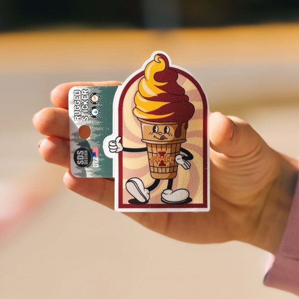 Clone Cone Rugged Sticker 3-5-inch